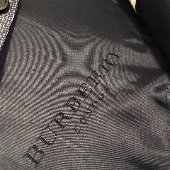 BURBERRY Retro Men’s Slim Skinny Suit Jacket Blazer Size 48R - Picture 3 of 11